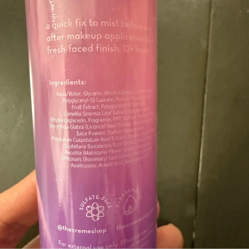 The Crème X Hello Kitty Makeup Perfecting Mist 3.38 FL OZ